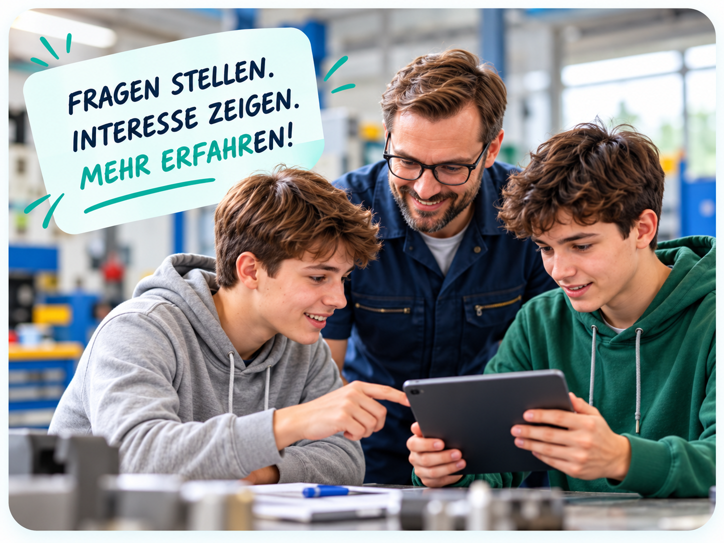 Fragen stellen — Interesse zeigen