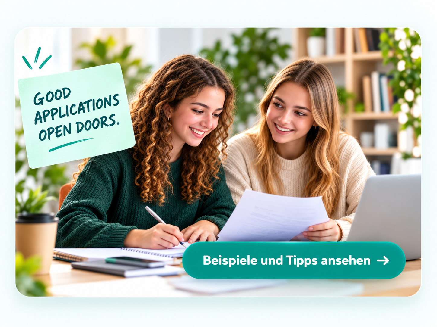 Gute Bewerbungen öffnen Türen